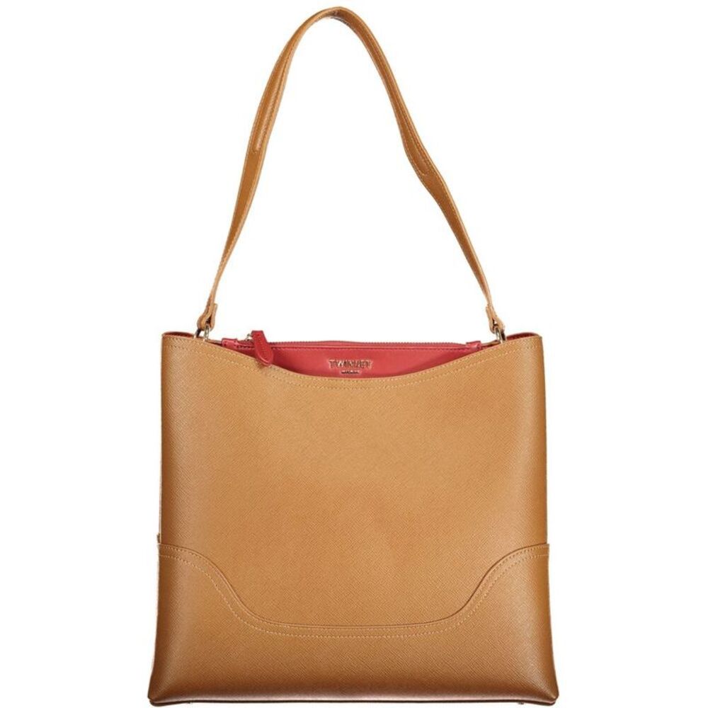 Twinset Brown Polyurethane Women's Women's Bag